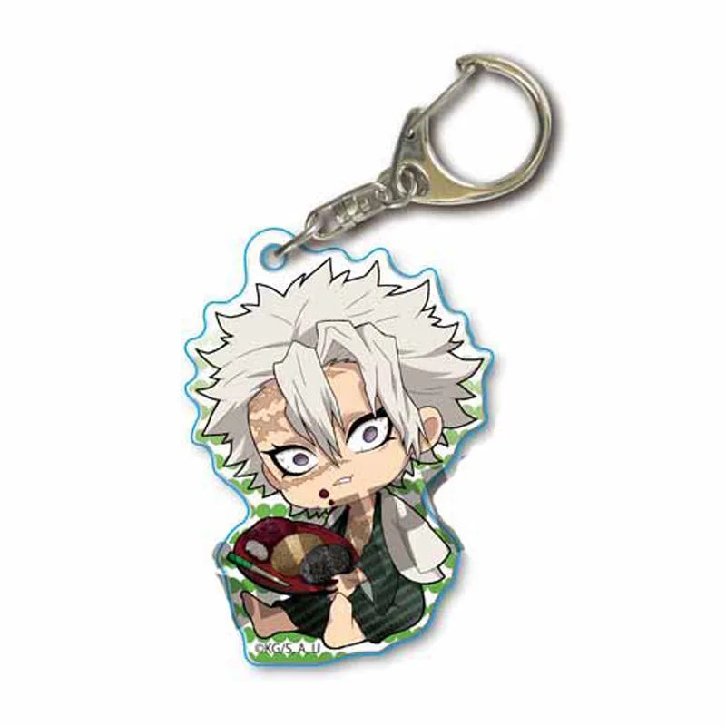 Demon Slayer Keyring Food Edition